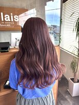 マイン(MAEN) ブリーチなしでつくるピンクカラー