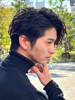 LEGIT BRIGHT KANAZAWA MEN'S HAIR SALON【4月1日NEW OPEN（予定）】&nbsp;刈り上げセンターパート/波巻きツイストスパイラル/金沢