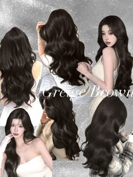 アイシー 表参道(ICY) 透け感グレージュブラウン×レイヤーカット