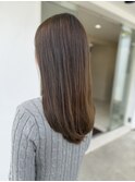赤みレスベージュ レイヤーロング