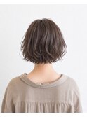 【HEY 松本】ルーズパーマボブアッシュベージュ