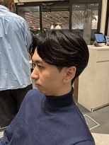 リード 豊洲店(REEED)&nbsp;MEN'S HAIR/センターパート/ニュアンスパーマ