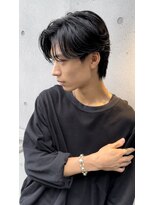 アコロン(acoron.) センターパート/ダウンパーマ/曲がる縮毛矯正/池袋メンズカット