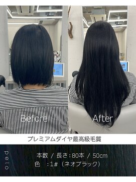 アルテエクステンション(arte extension) プルシールエクステプレミアムダイヤ80本/ネオブラック