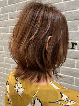 サインヘアー(sign hair) ナチュラル大人ウルフボブ