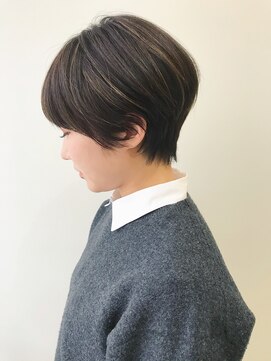 ビグディーサロン(BIGOUDI SALON) 美シルエット☆糸ハイライトショート[20代/30代/40代/50代]