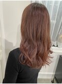 LEMO ツヤロング スモーキーピンクベージュ ペールピンク
