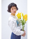 【FiLMs春夏スタイリスト鳥岡 早貴】ワイドバングパーマ