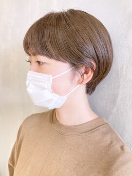 アイティーバイアルバム 八王子店(IT by ALBUM) マッシュショート_ラベンダーカラーくびれミディ_ba324961