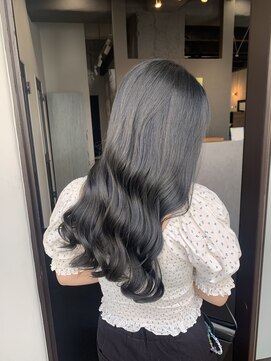 アルコイリスバイドールヘアー(ARCOIRIS by Dollhair) フレンチガーリーオン眉ショートボブウルフプリカールくすみブル