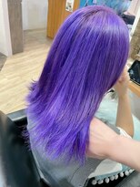 ロア 福岡天神本店(LORE)&nbsp;ヌーディ感×パープルカラー×カラーバター/よしき