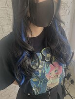 プライズ 池袋店(prize) インナーカラーイヤリングカラーエクステ学割U24池袋9019