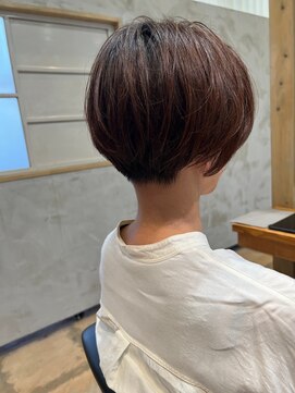 ポルム パプリカ(polum paprika) タンブルモリブラウン30代40代ショートカット顔まわりカット