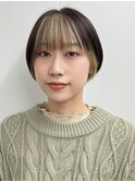 【長谷川】モードヘアマッシュインナーカラー