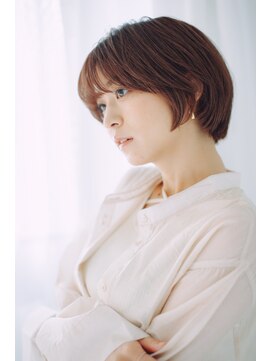 アッシュ 池袋店(Ash) 20代30代40代『綺麗め丸みショート』　　＃池袋駅