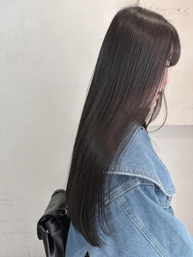 キャンバス バイ ネオリーブ 横浜西口(Canvas by neo.) 地毛風カラー ロングヘア 髪質改善カラー sk