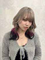 スノットバイガルテ(SNOT by GARTE) デザインカラー/キツネカラー/裾カラー/エンドカラー/ベージュ