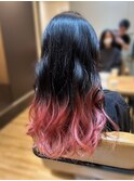 チェリーピンクグラデーション/新宿/新宿西口