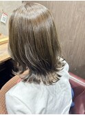 【Capullo Wu】くびれミディ☆オリーブベージュ