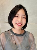 ミズチャーム(Ms.CHARM)&nbsp;黒髪ボブ/丸みボブ