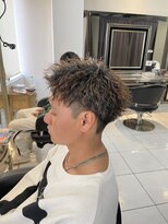 アイズ 海老名(AIZU)&nbsp;ツイストパーマ　ツイストスパイラル　メンズパーマ　ブリーチ