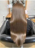 エアリーロング 小顔カット 2wayバング 韓国ヘア 髪質改善 美髪