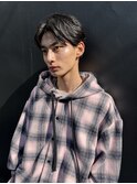 メンズ韓国センターパート