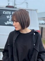 サンディーズ(Sandees)&nbsp;▼ミニボブ×ミルクティーベージュ×ローライト