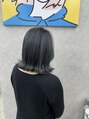 サロウィン 水戸(SALOWIN)&nbsp;グレージュハイライト！透明感爆睡上がりです！[水戸]