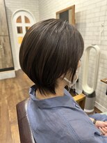 ライフ 住道店(Lyfe)&nbsp;ショートカットデザインハイライト_アッシュベージュ_240