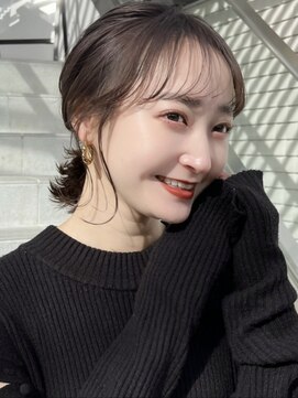 サンド クリア 横浜本店(sand clear) ボブディオリーブベージュ髪質改善縮毛矯正フェイスレイヤー