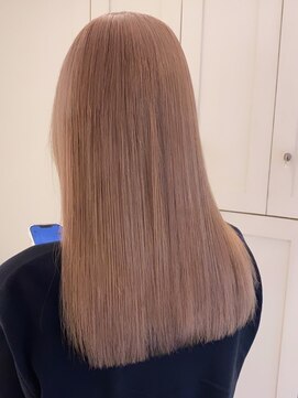 ベレーザ 渋谷(BELEZA) 10638秋色オリーブベージュ髪質改善ショコラブラウンストレート