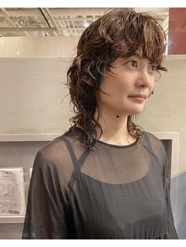 アンティ(ANTI) 【YU-MAおすすめ】セミロングウルフパーマ