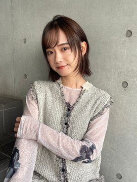 エディット トウキョウ(e.dit tokyo) 【MILK/MURIEL miu】ブラウンカラー ミディアムヘア