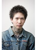 スパイキーショート短髪フェザーショートボックスショート