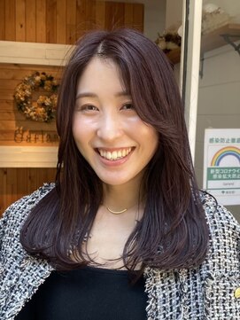 ガーランド (Garland) 【色落ちが綺麗！】色持ちも◎ピンクブラウン　暗髪カラー