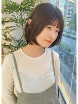 ノールート(No√)&nbsp;大人かわいいレイヤーボブ/オリーブグレージュ/大須/矢場町