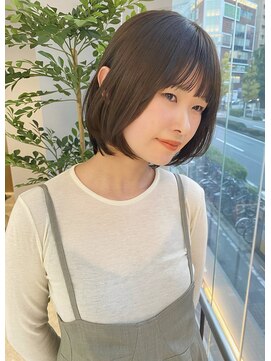 ノールート(No√) 大人かわいいレイヤーボブ/オリーブグレージュ/大須/矢場町