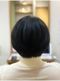 30代40代50代/丸みショート/ショートボブ/艶ボブ
