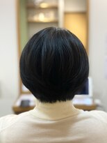ヘアー グリーン(hair green) 30代40代50代/丸みショート/ショートボブ/艶ボブ