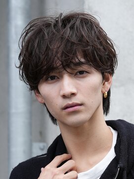 フィフス 仙台(fifth) 仙台ニュアンスパーマメンズカットシースルーマッシュ30代緩め◎