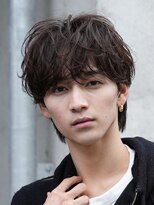 フィフス 仙台(fifth) 仙台ニュアンスパーマメンズカットシースルーマッシュ30代緩め◎