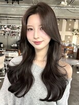 エインアンリー 明治神宮前(AIN.ANLY.) アンニュイカールくびれヘア色気うるツヤデザインカラー