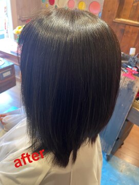 ヘアーワークス エスケープ 縮毛矯正