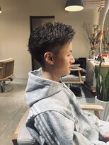 カミュー 高岳(CAMUE) 清潔感UPナチュラルツーブロック×無造作パーマ風