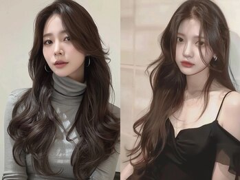 キーバイイオエ(kiy. by ioe)の写真/全方位漂う美人感。毛流れ軽いラフなロングに韓国っぽいレイヤーロングも◎内から保湿された髪が上質さを◎