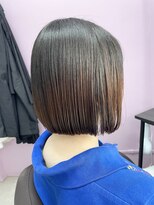 アヴァンス 難波店(AVANCE.)&nbsp;髪質改善ストレート×切りっぱなしボブ