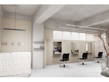 SLEEK【スリーク】【9月2日OPEN(予定)】の写真/「美容室で無理に話すのが、少し苦手」という方もくつろげる洗練された上質空間。