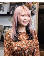 グッドフェローズ キタホリエ(GoodFellas kitahorie) レイヤーカット×ハイトーンインナーカラーで透明感UP