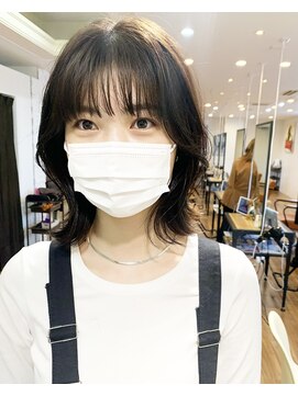 ノラキチジョウジ(NORA KICHIJOJI) #レイヤーカット#ウルフカット#くびれヘア#韓国ヘア